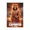 Chango Warrior Poster — Matte Vertical Movie-Style Art Print