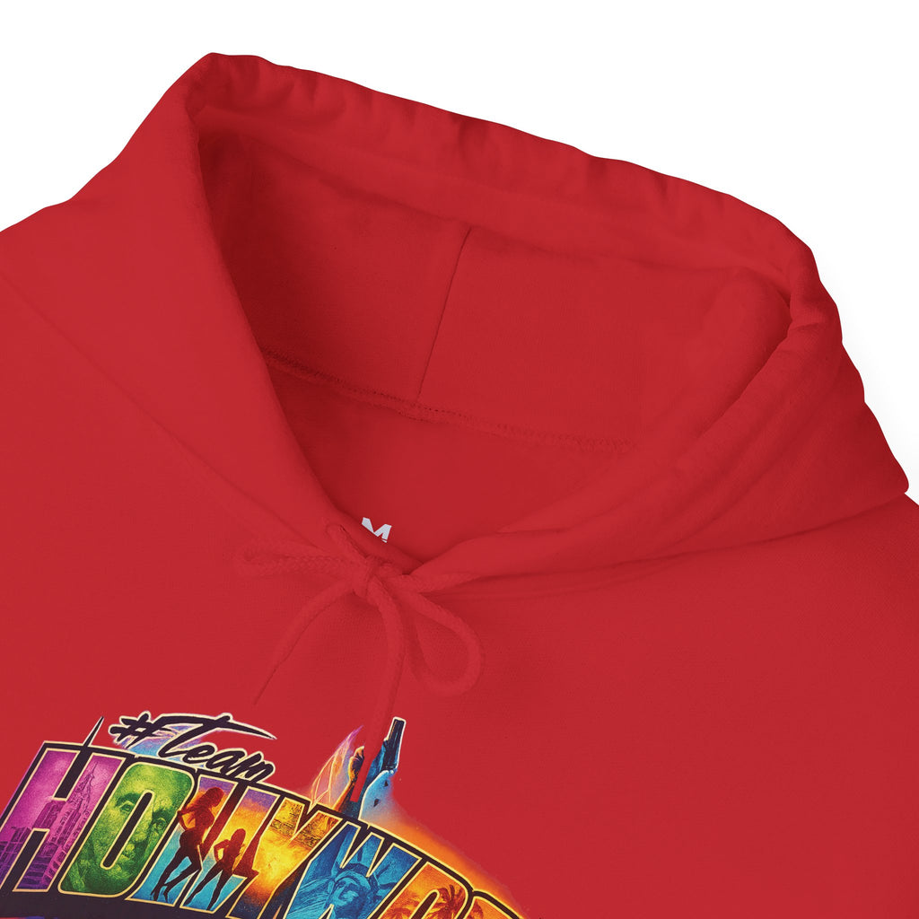 "Team Hollywood" Miami Vibes Graphic Hoodie