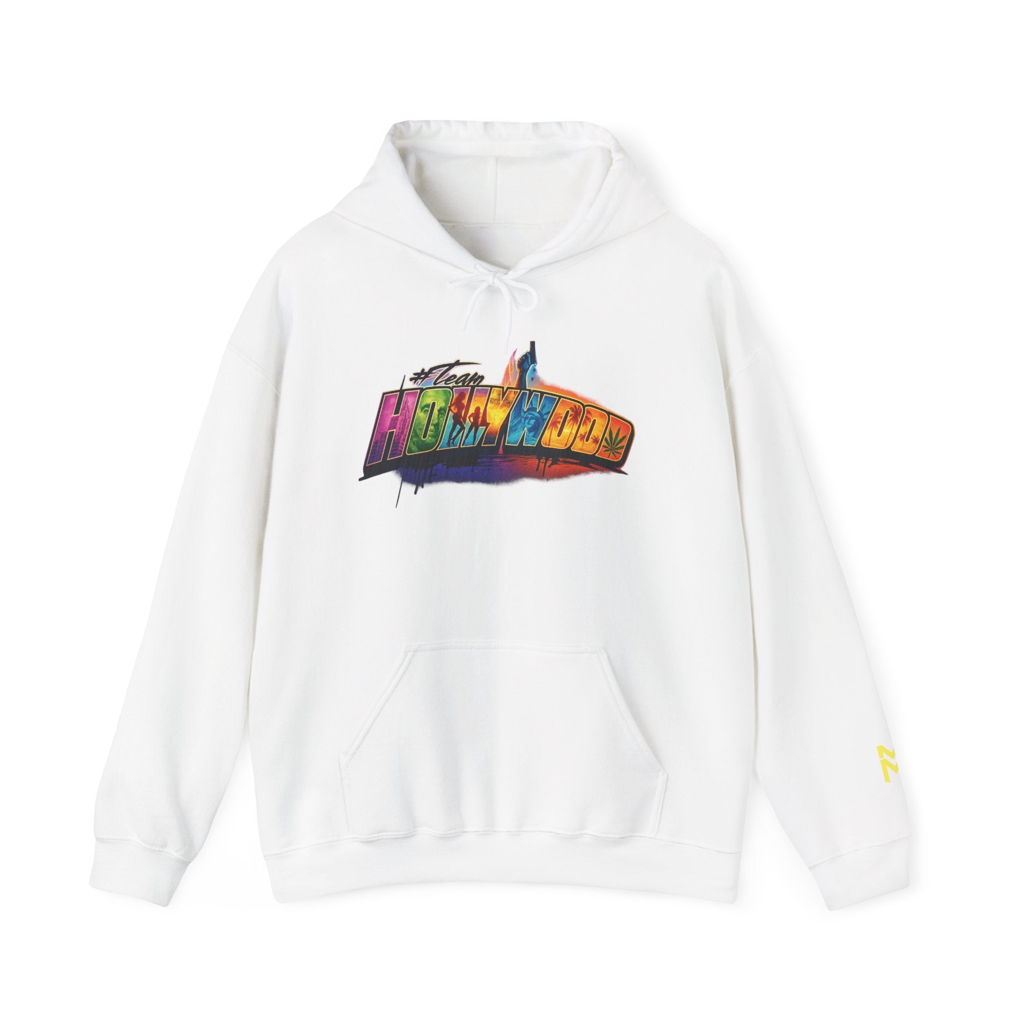 "Team Hollywood" Miami Vibes Graphic Hoodie