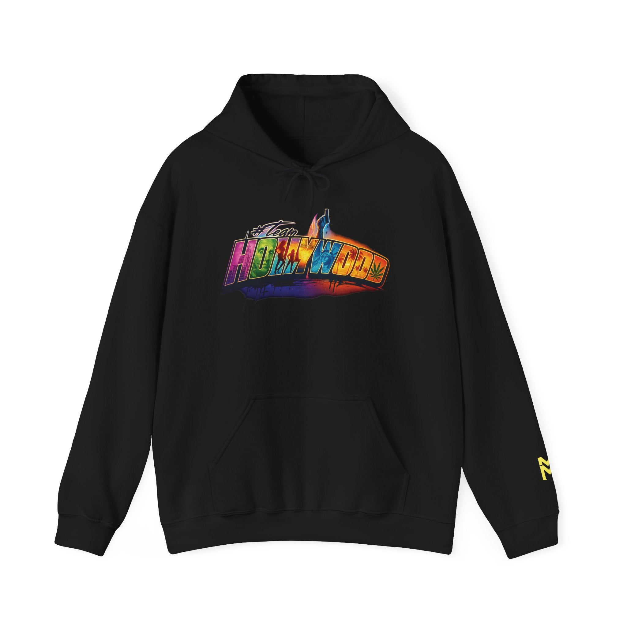 "Team Hollywood" Miami Vibes Graphic Hoodie