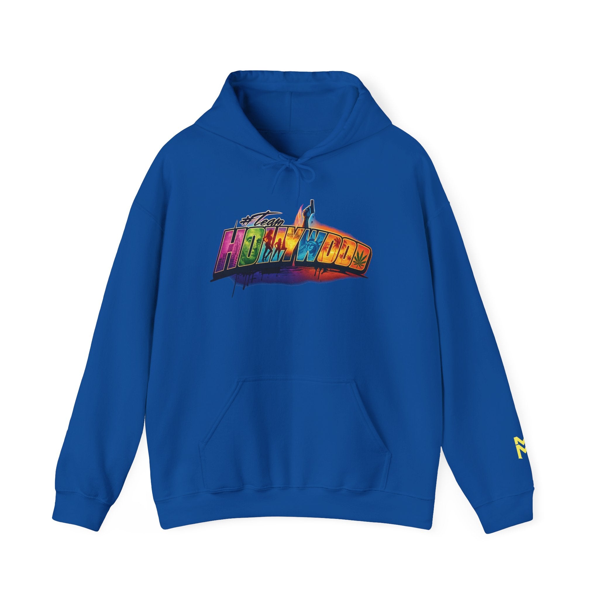 "Team Hollywood" Miami Vibes Graphic Hoodie