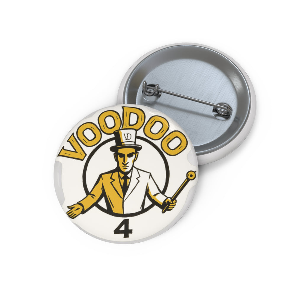 Voodoo 4 Retro Magician Pin